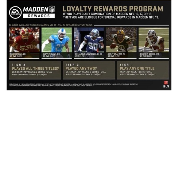 XBOXONE Madden NFL 19 electronic Arts New never open NWT - Picture 3 of 6